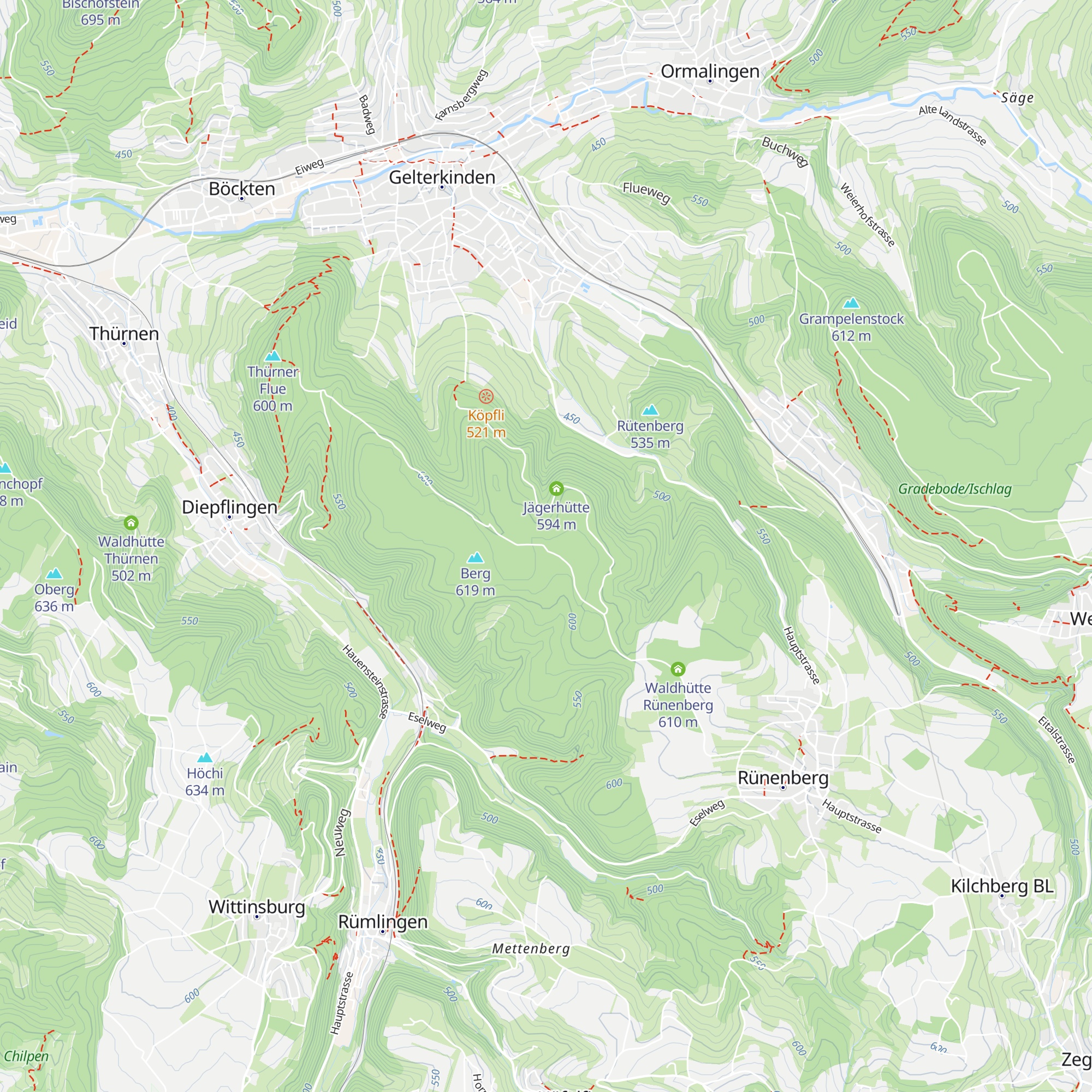 Stierestallhütte map