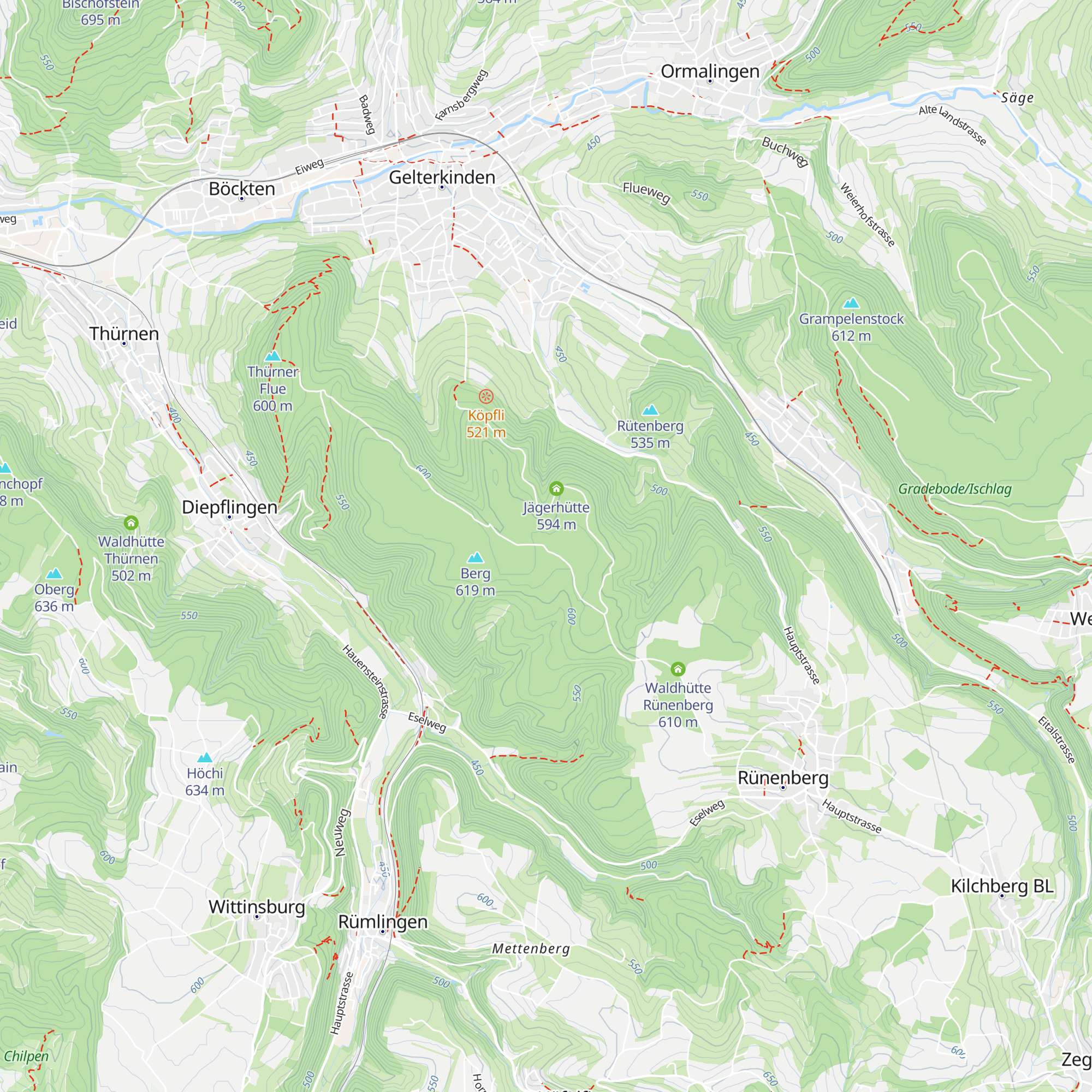 Stierestallhütte map
