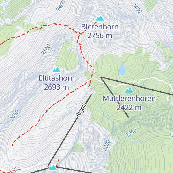 Map of Schilthornhütte