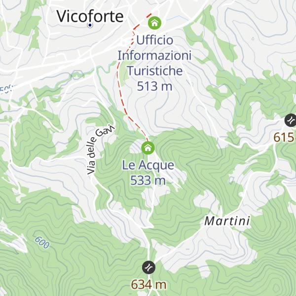 Map of Le Acque