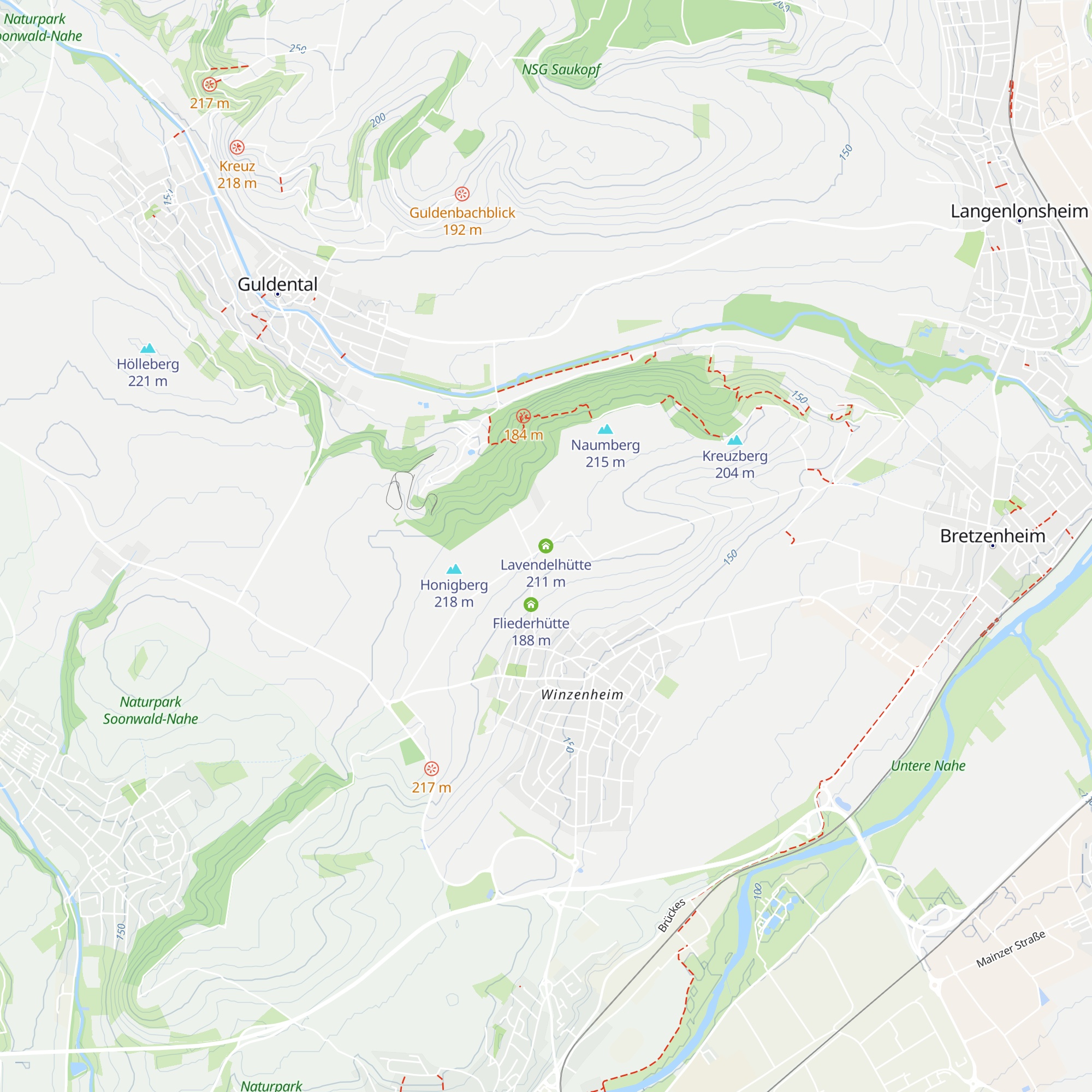 Lavendelhütte map