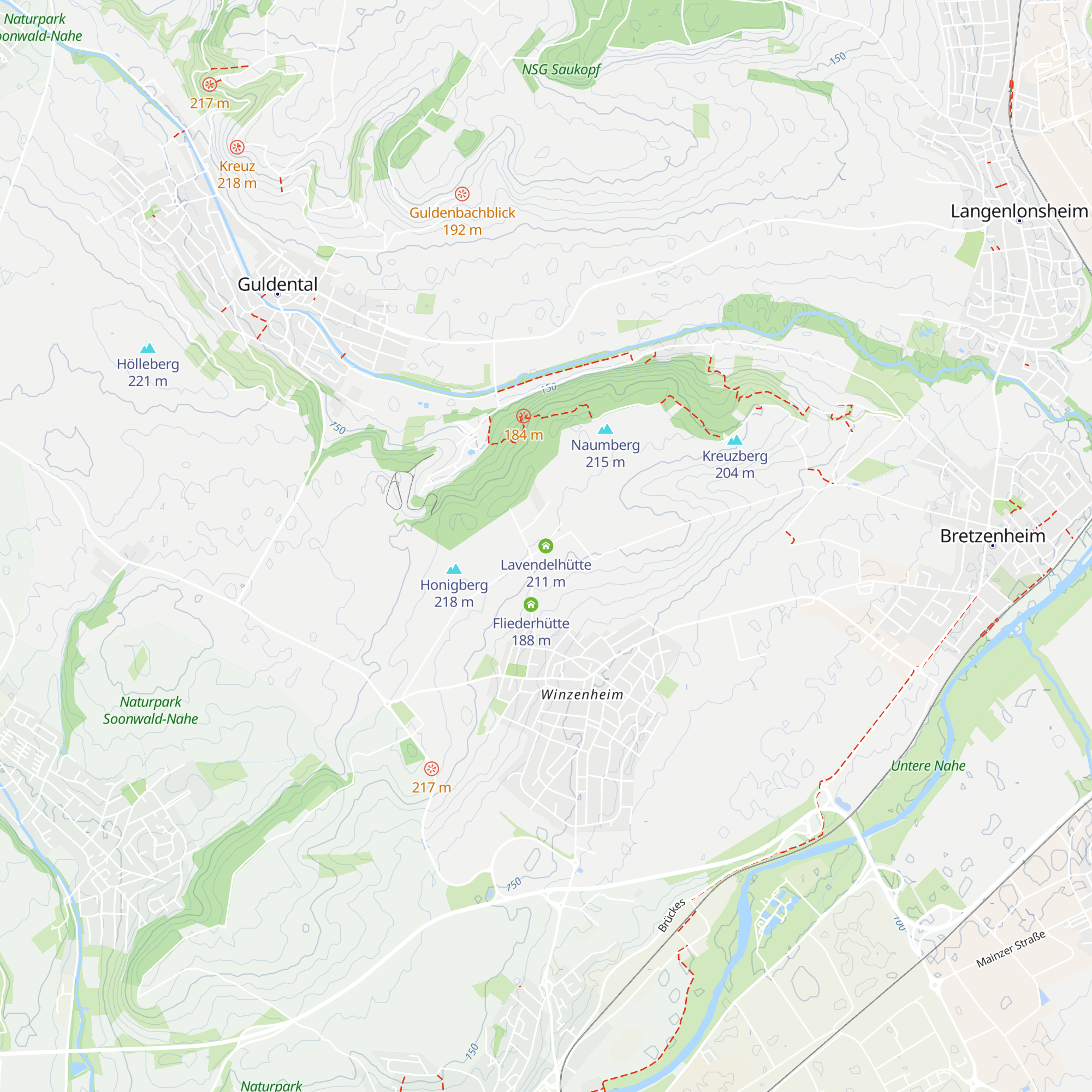 Lavendelhütte map