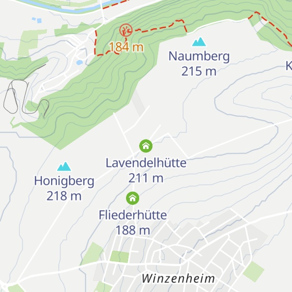 Map of Lavendelhütte