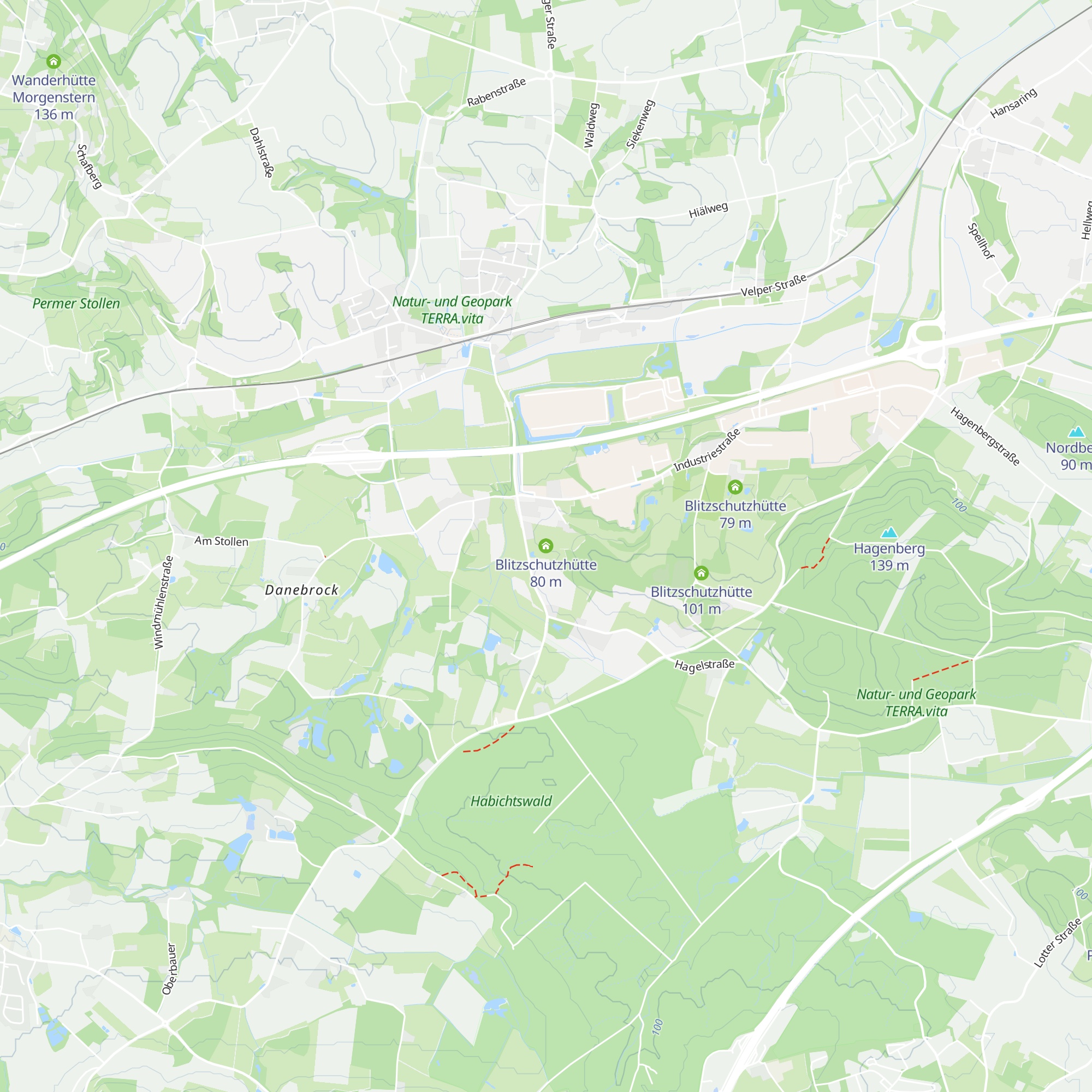 Blitzschutzhütte map