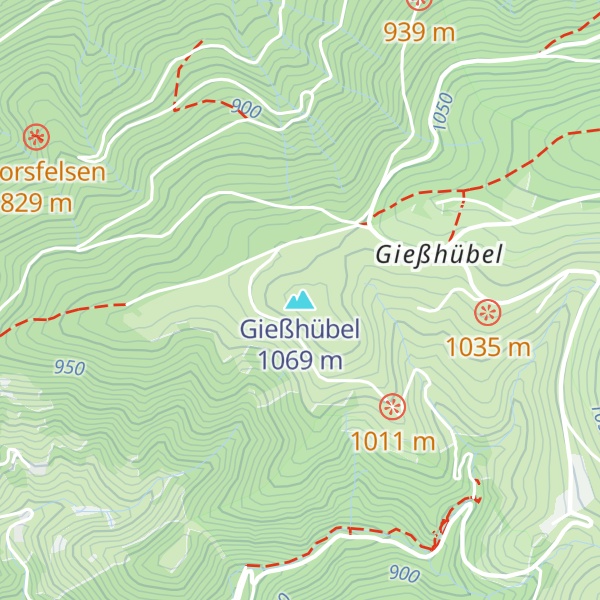 Map of Gießhübel