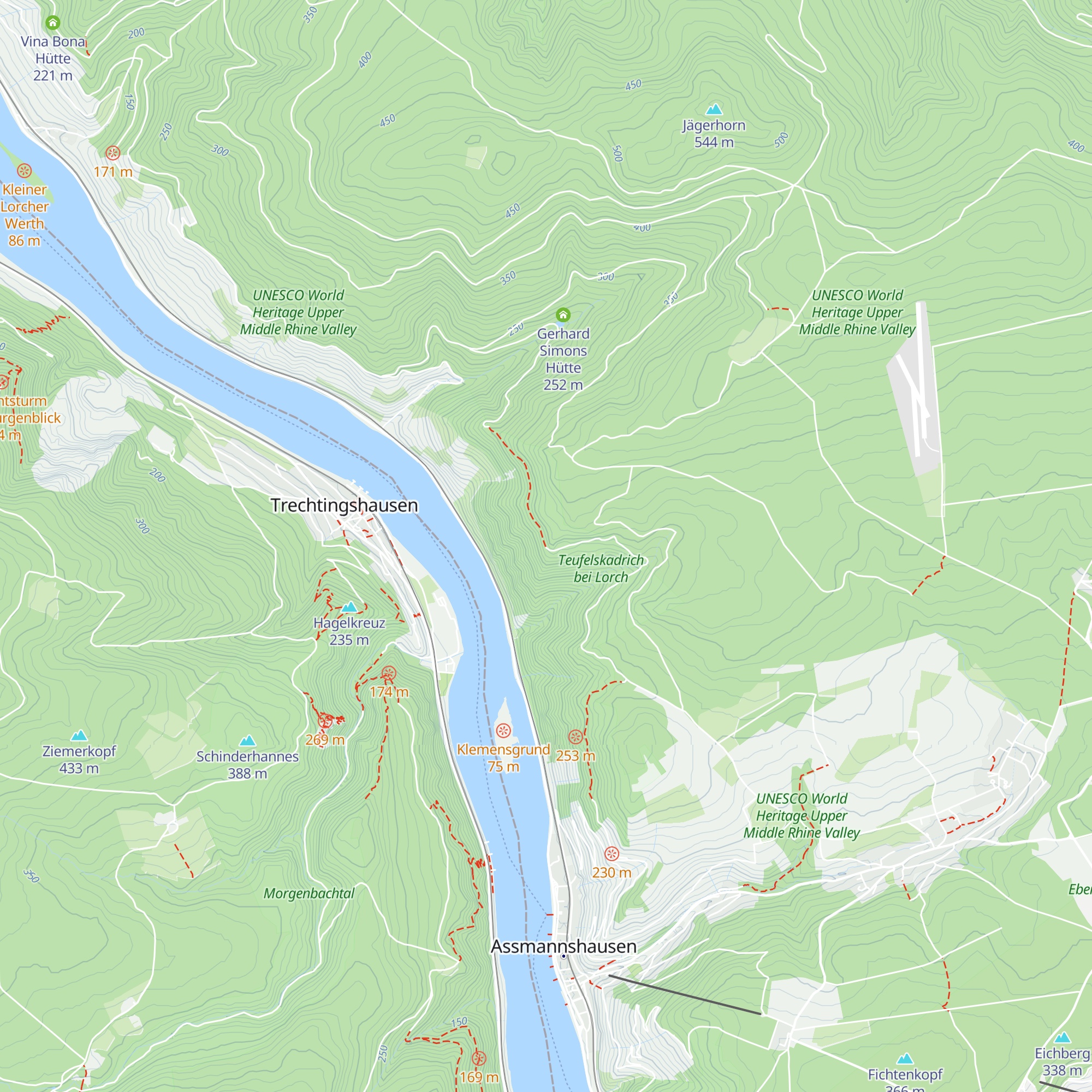 Paul-Claus-Hütte map
