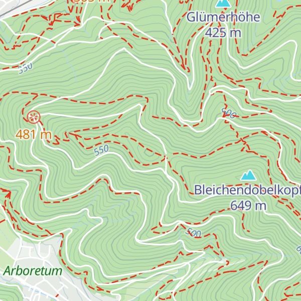 Map of Brombergkopf