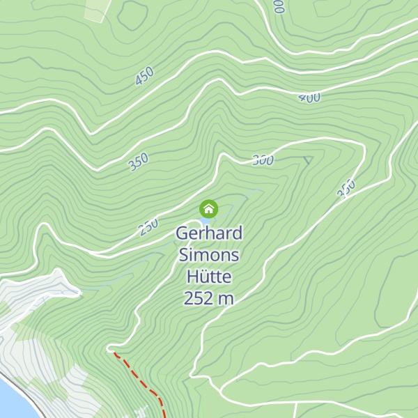 Map of Gerhard Simons Hütte