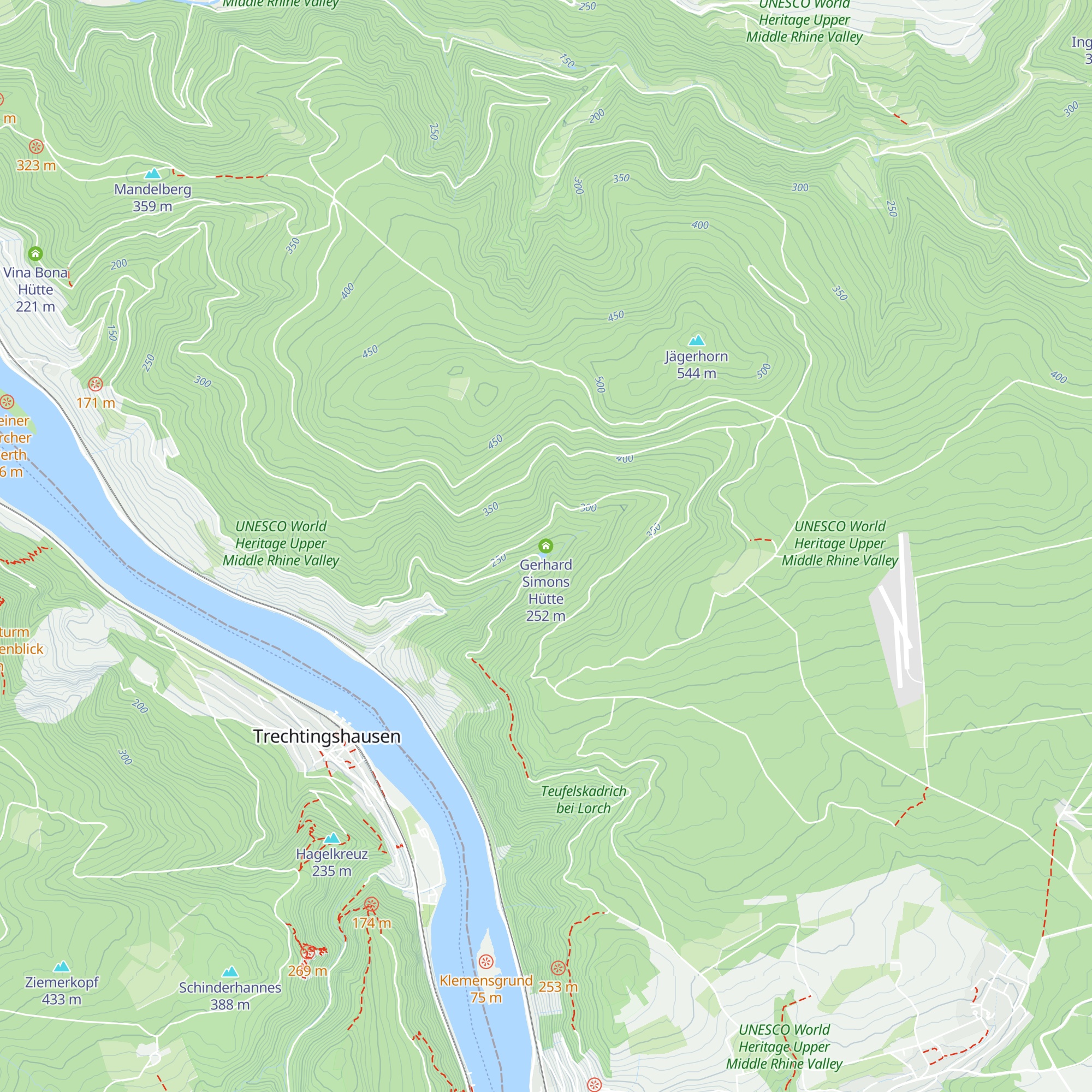 Gerhard Simons Hütte map