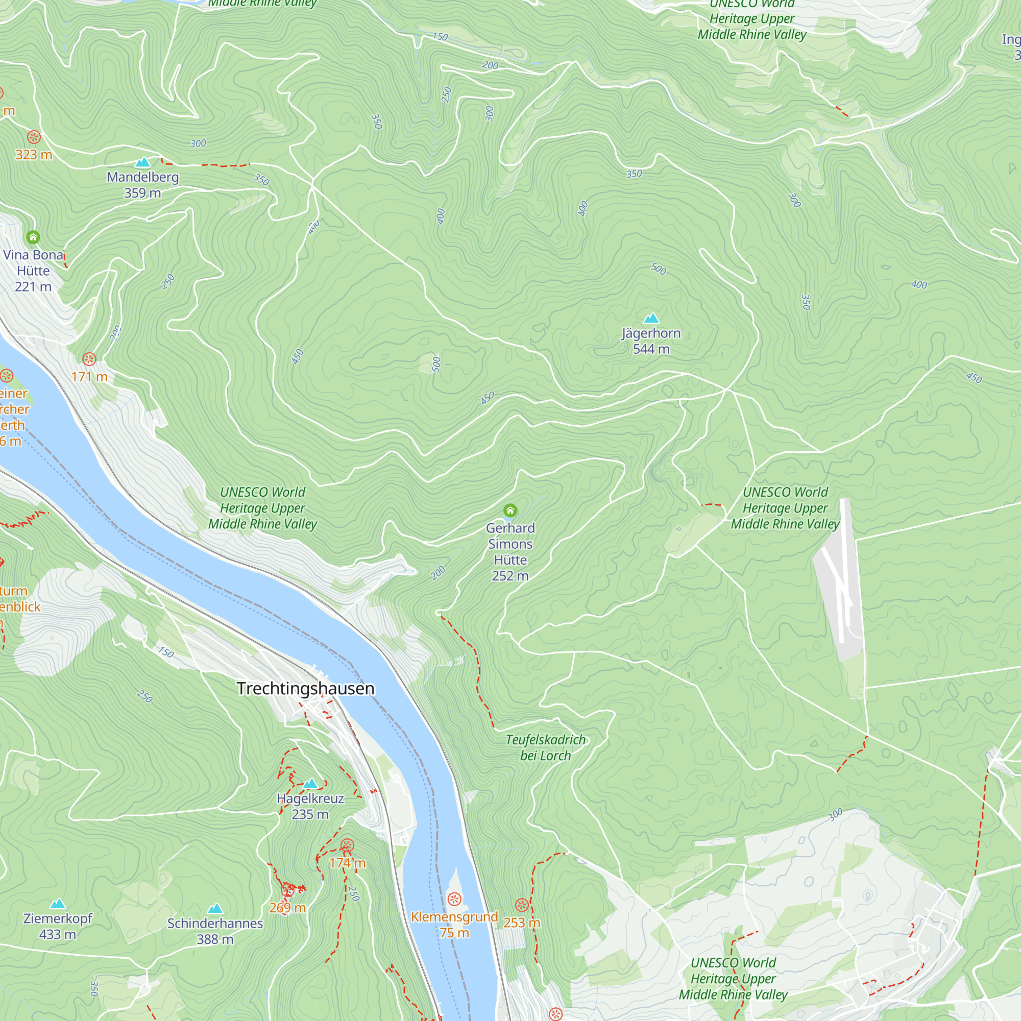 Gerhard Simons Hütte map