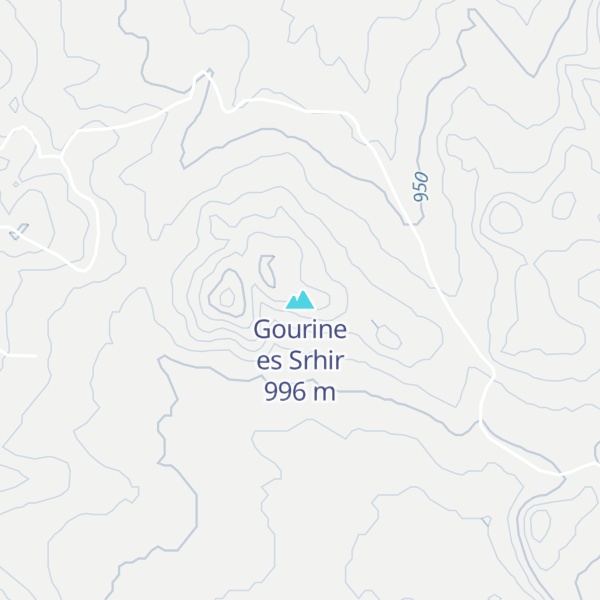 Map of Gourine es Srhir