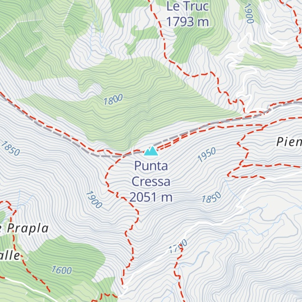 Map of Punta Cressa