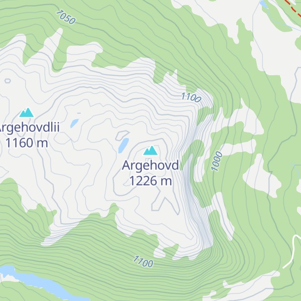 Map of Argehovd