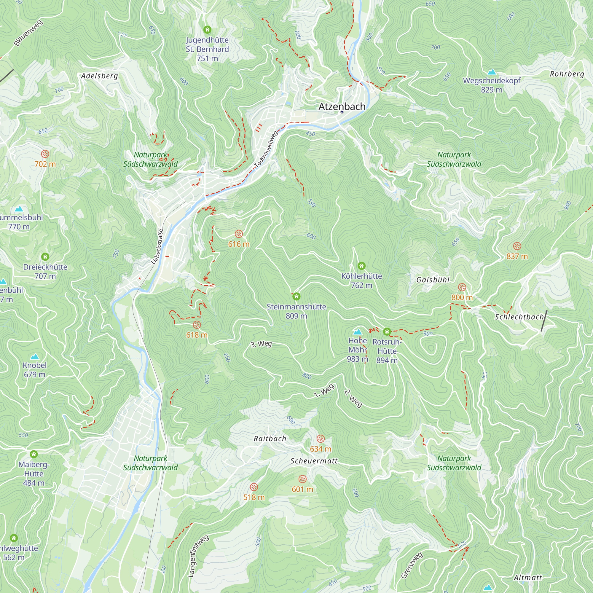 Steinmannshütte map