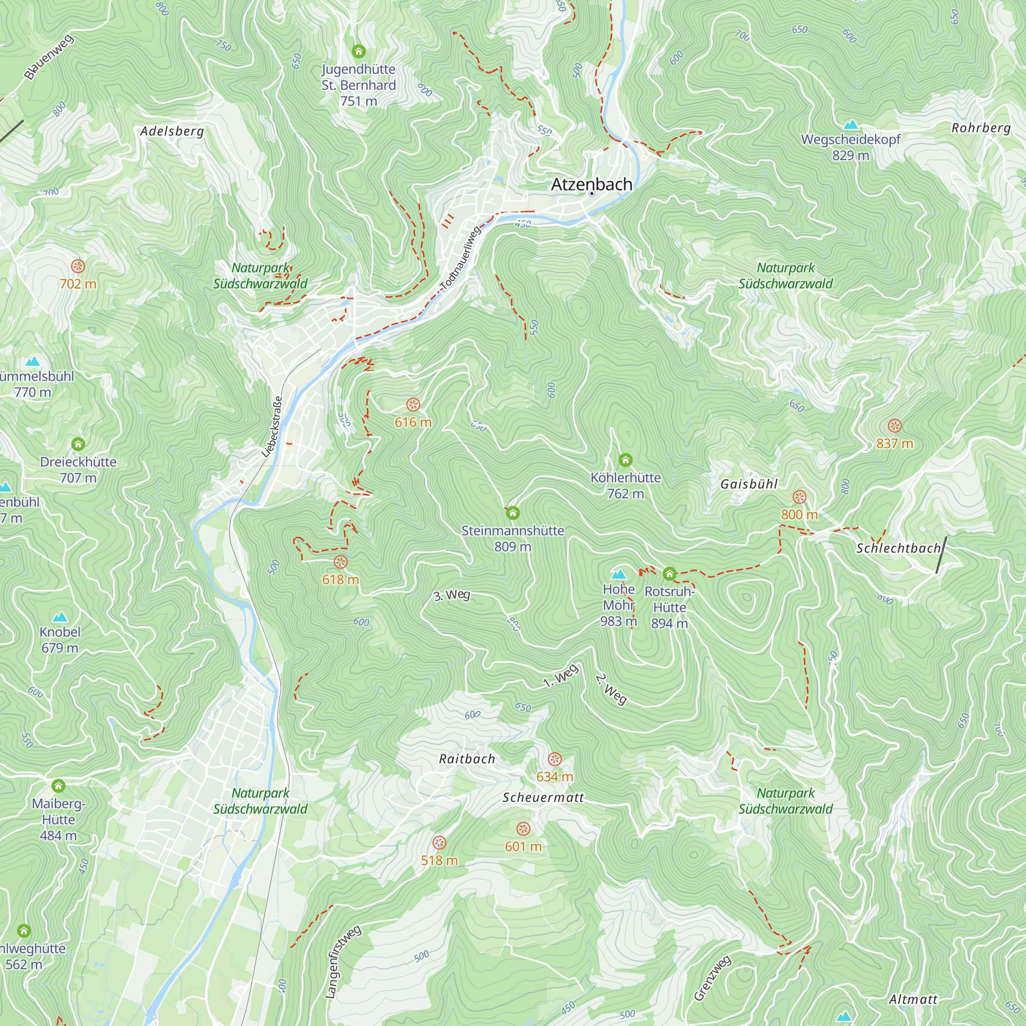 Steinmannshütte map