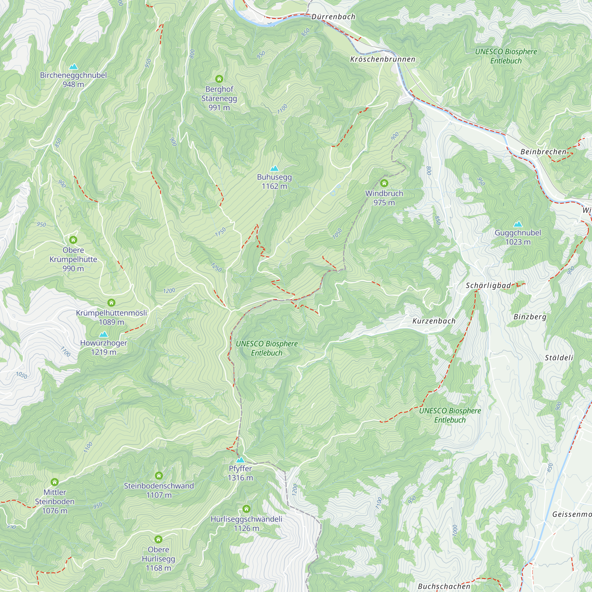 Bergrestaurant Erika map