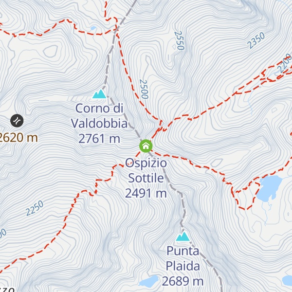Map of Ospizio Sottile