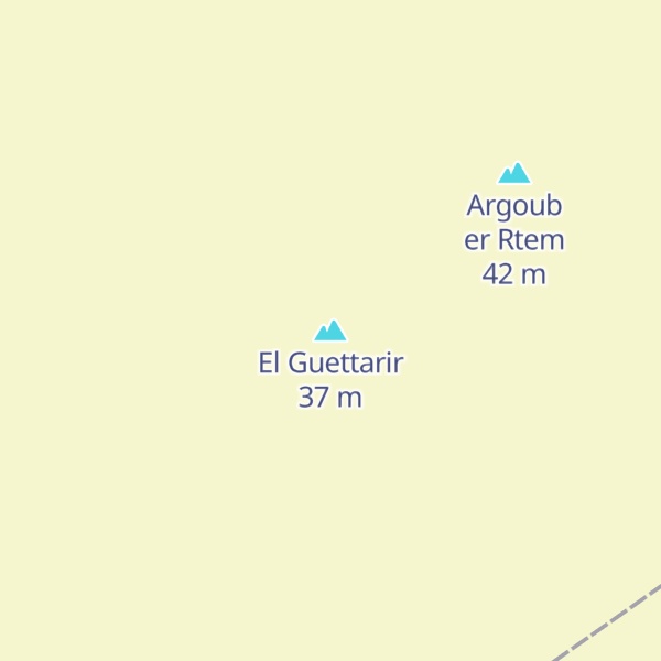 Map of El Guettarir