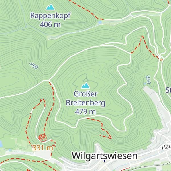 Map of Großer Breitenberg