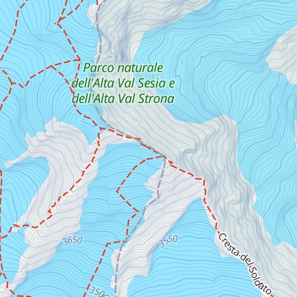 Map of Punta Giordani