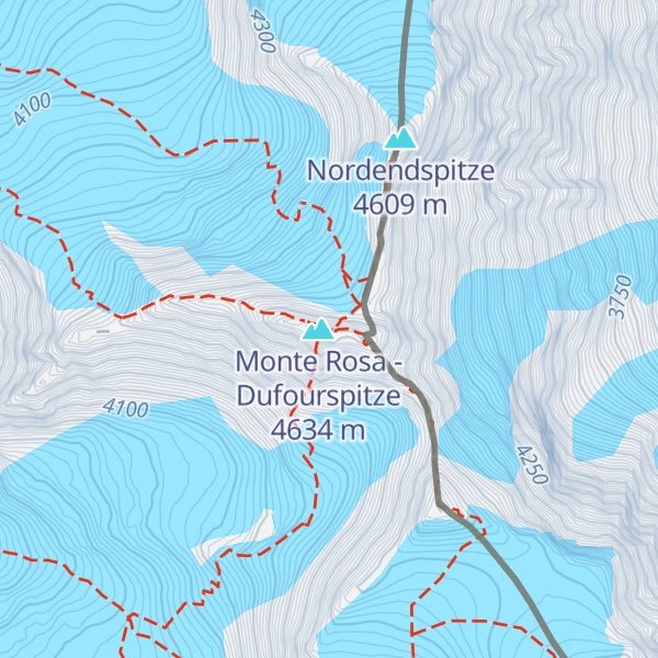 Map of Dunantspitze