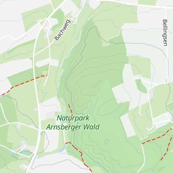 Map of Bellingser Berg
