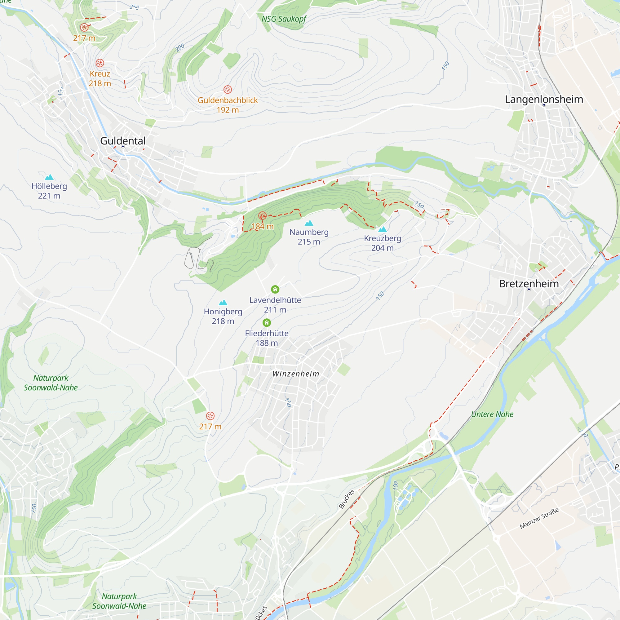 Rosenhütte map