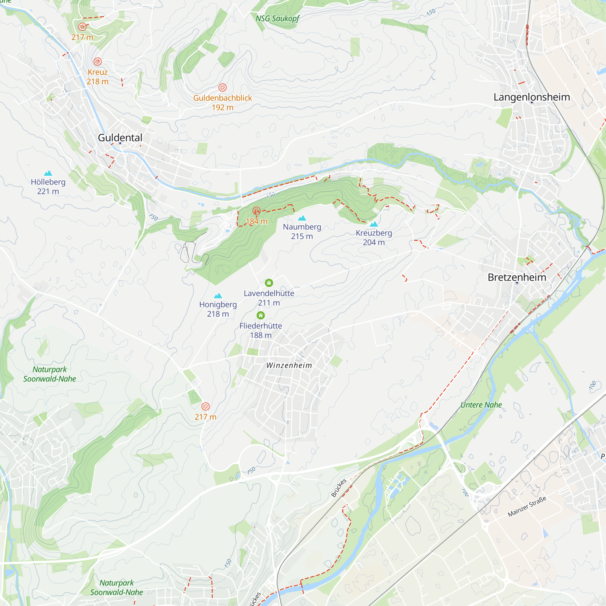 Rosenhütte map