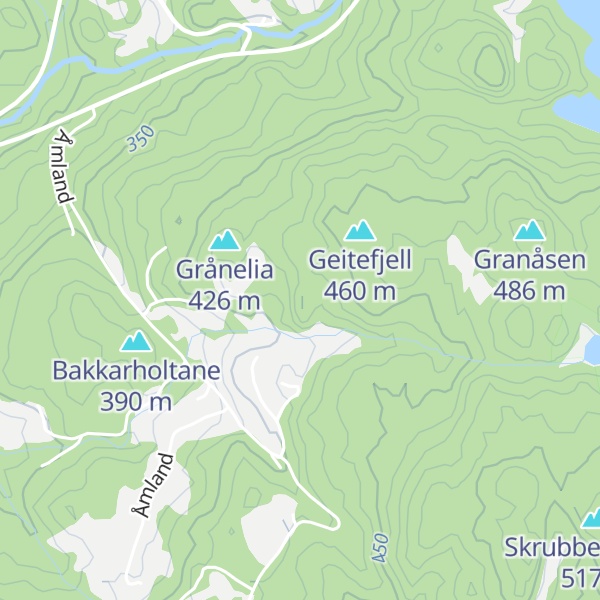 Map of Smiefjell