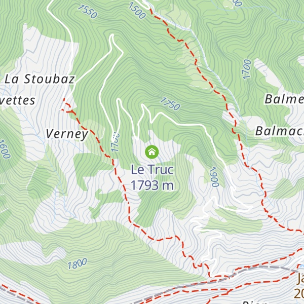 Map of Le Truc