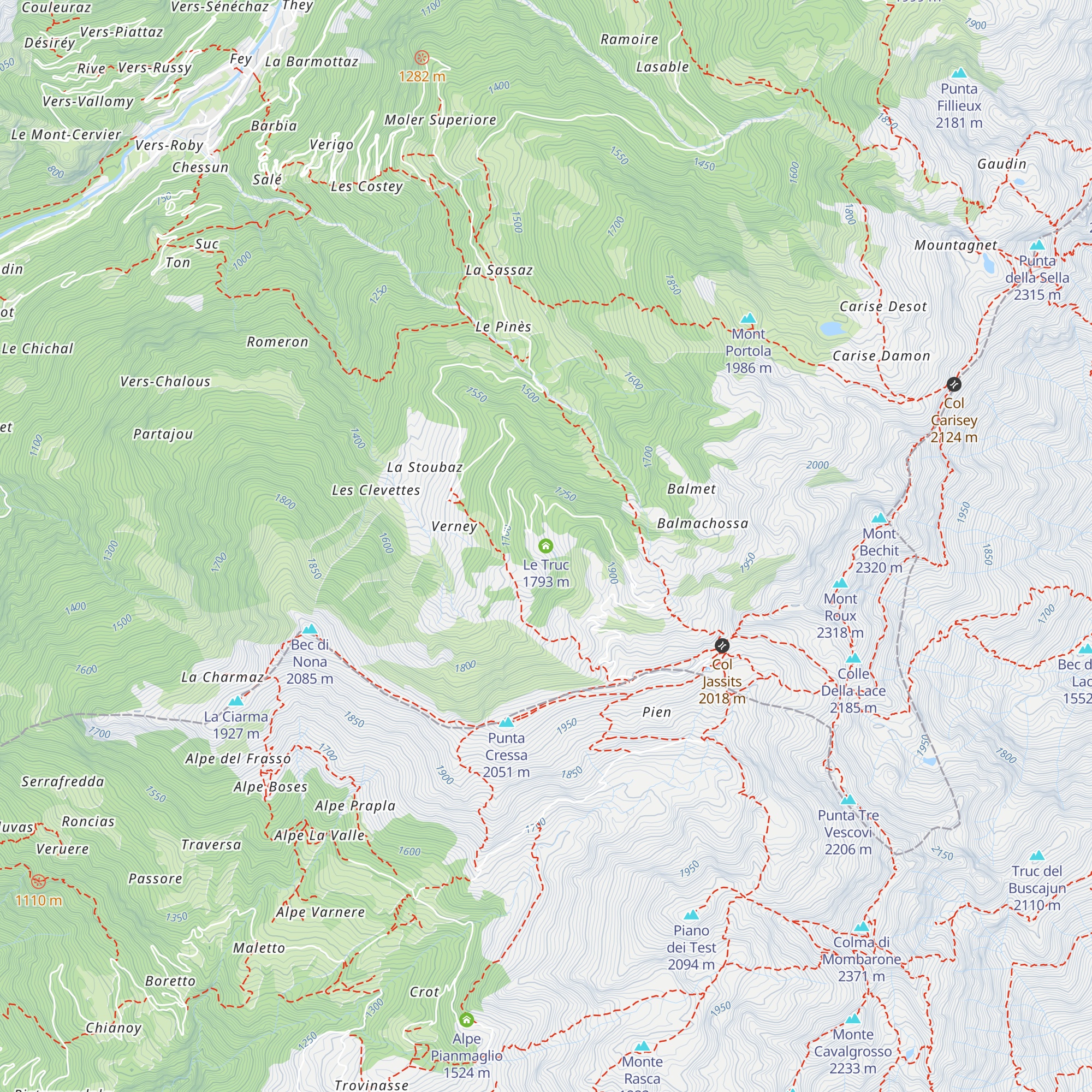 Le Truc map