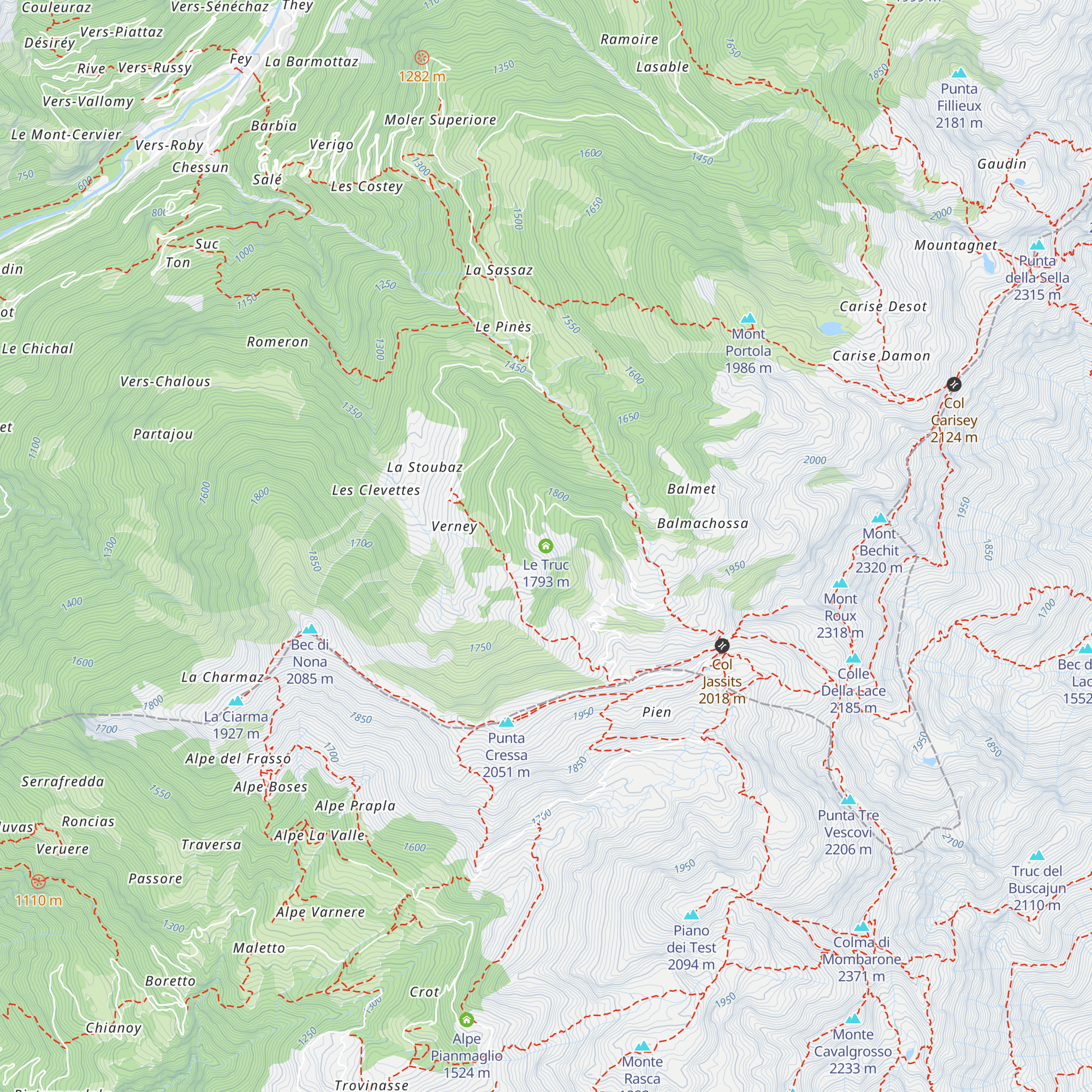 Le Truc map