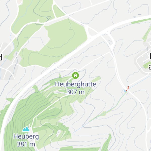Map of Heuberghütte