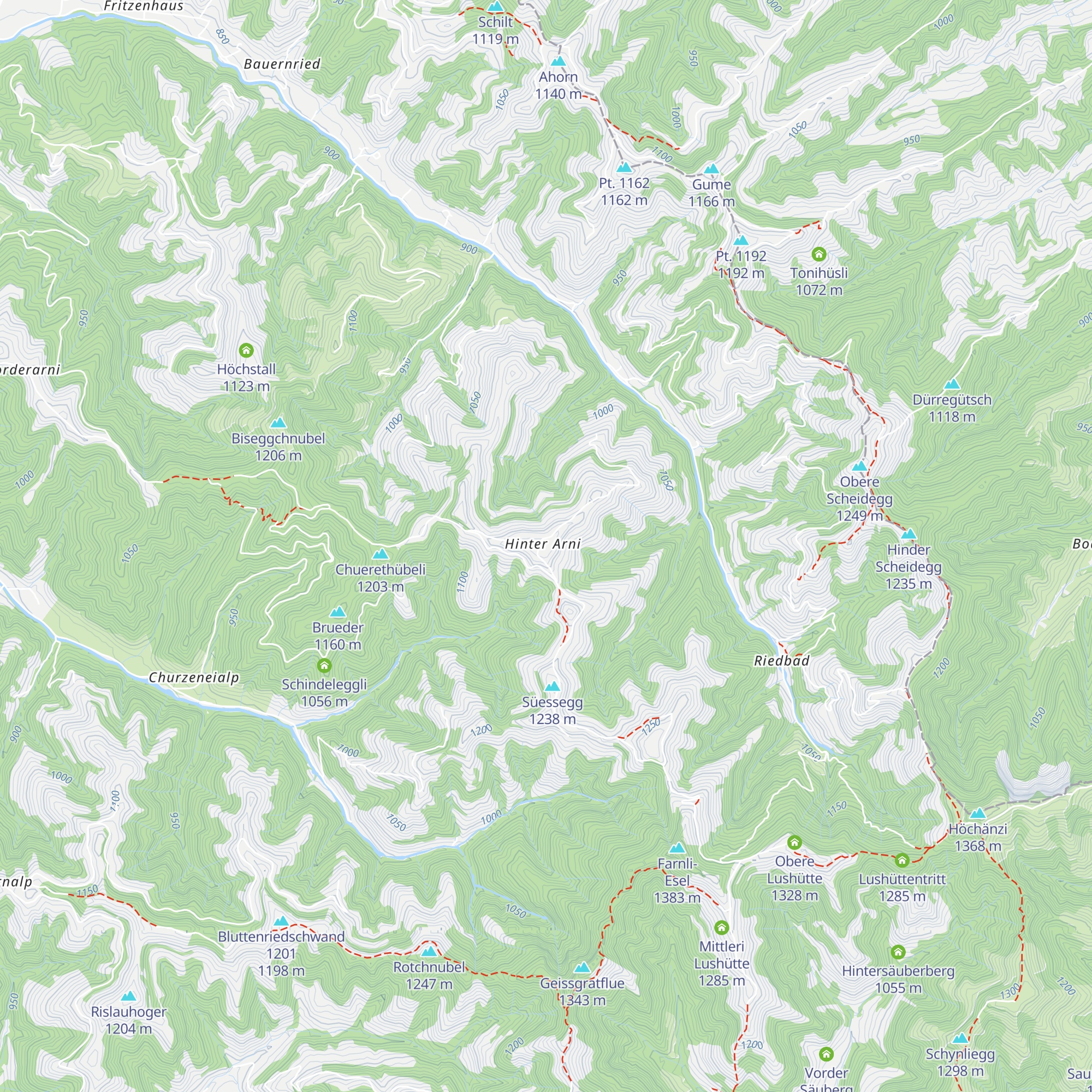 Hinterarni map
