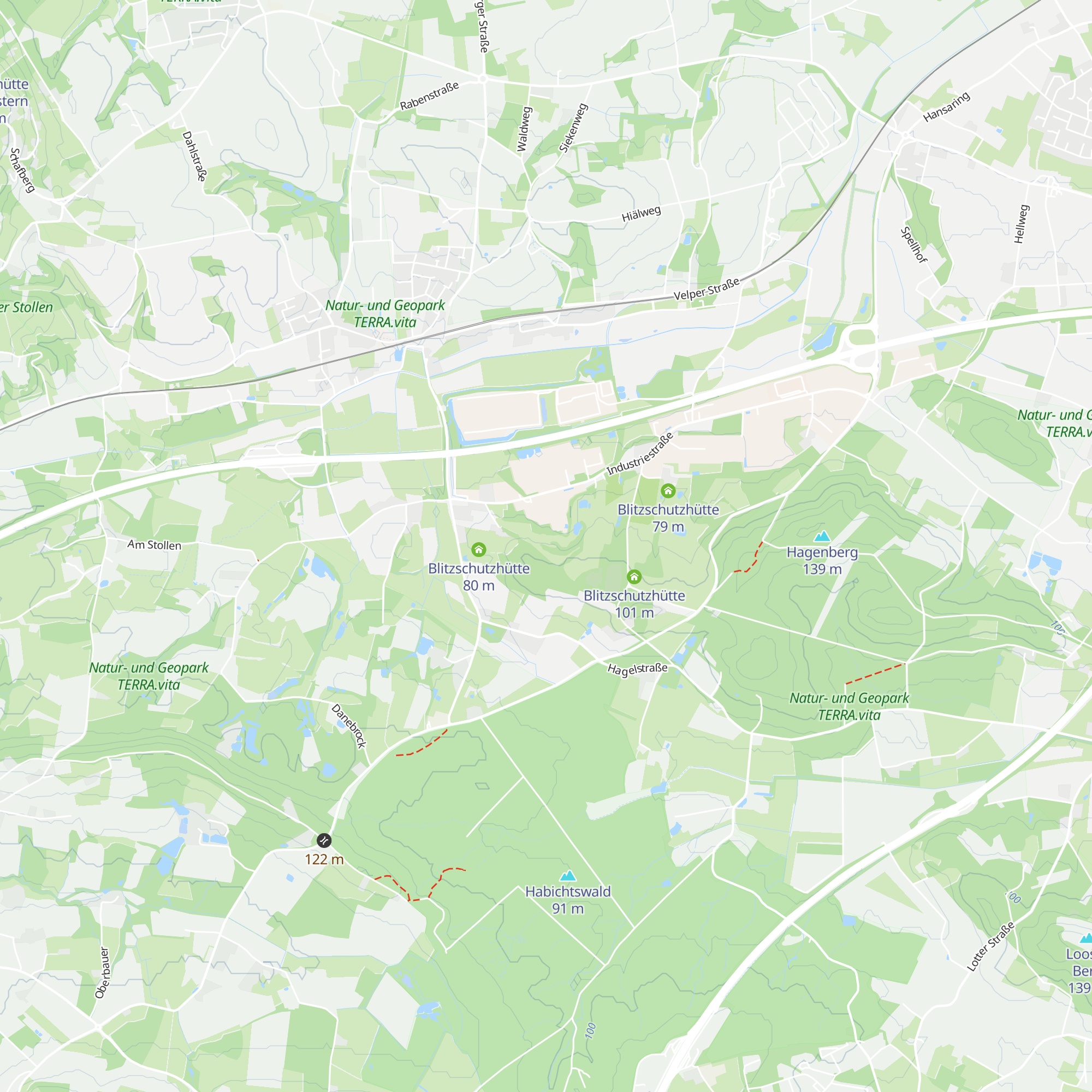 Blitzschutzhütte map