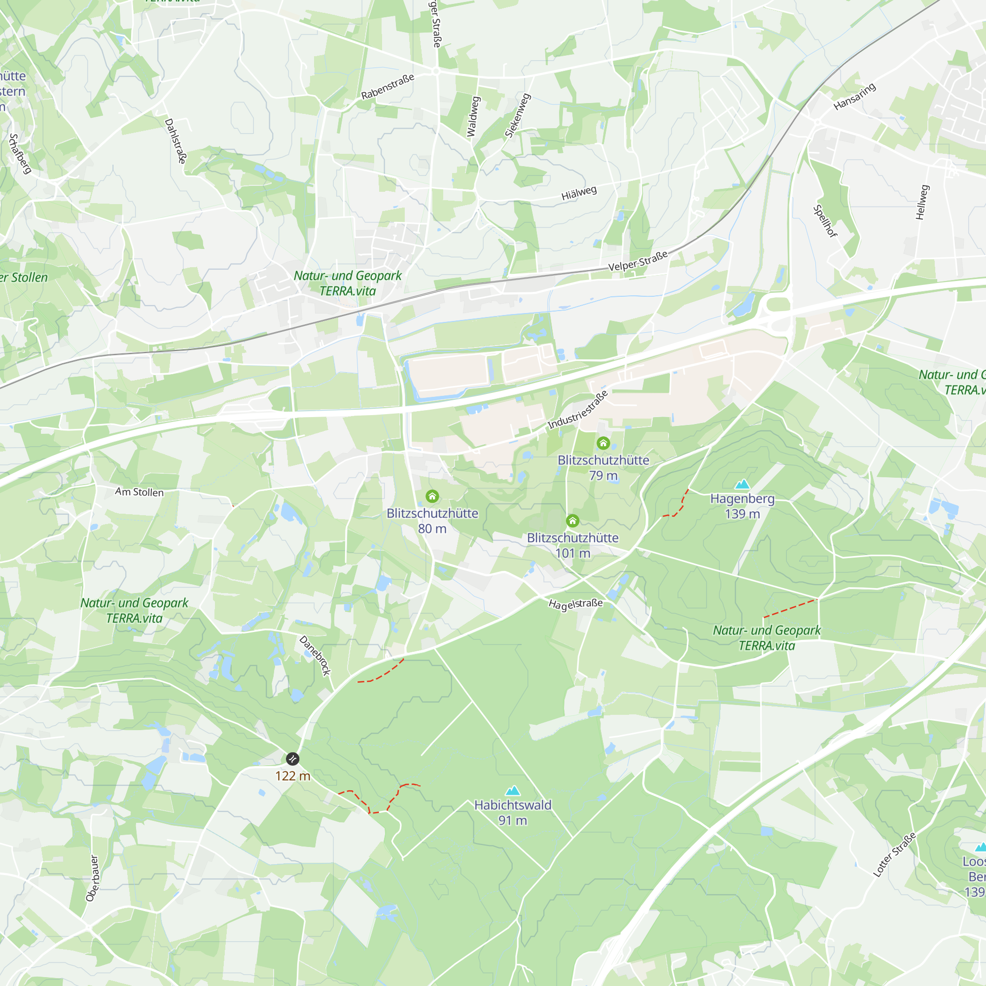 Blitzschutzhütte map