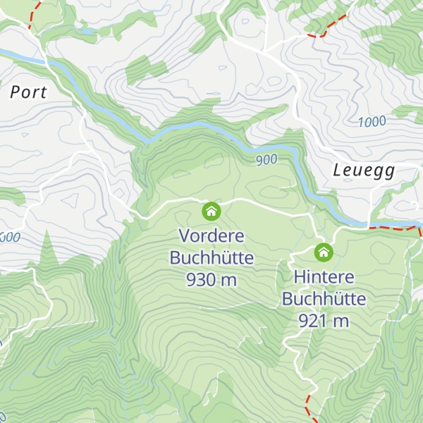 Map of Vordere Buchhütte