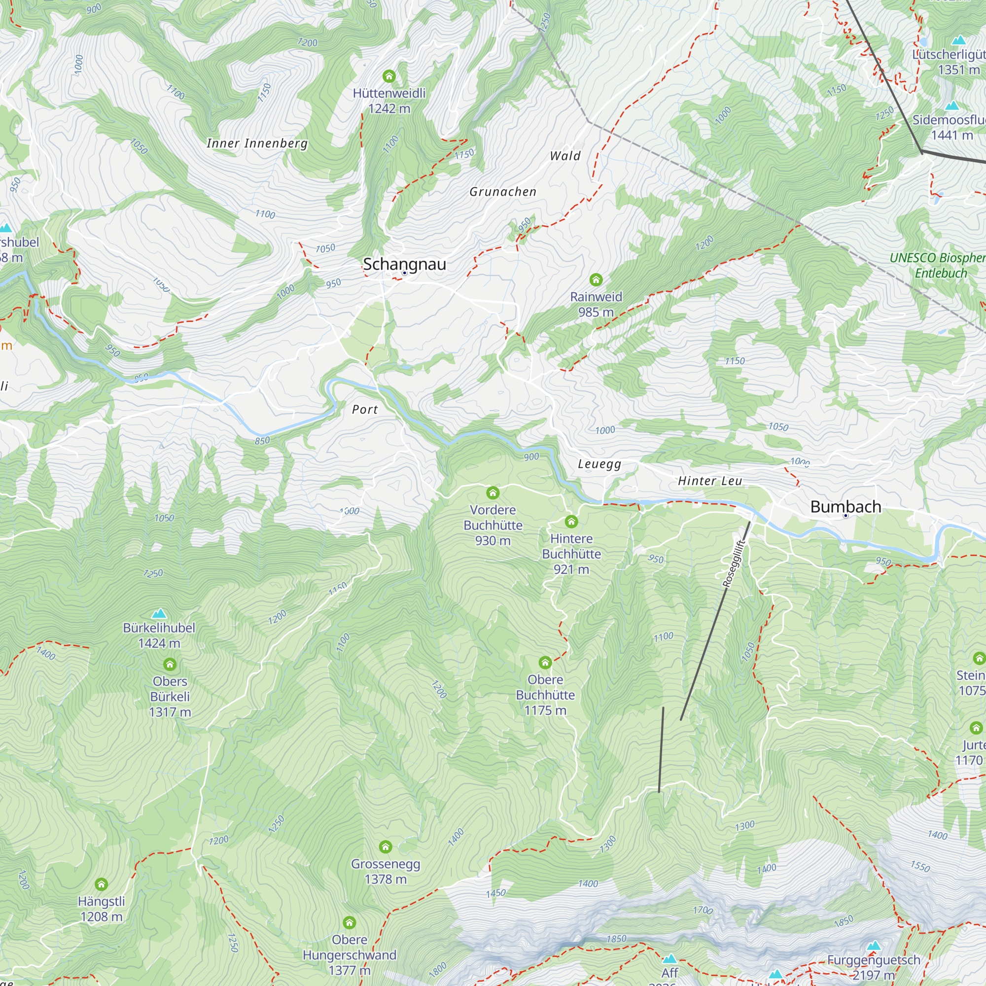 Vordere Buchhütte map