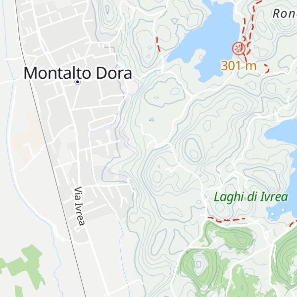 Map of Pilone della Cruseira