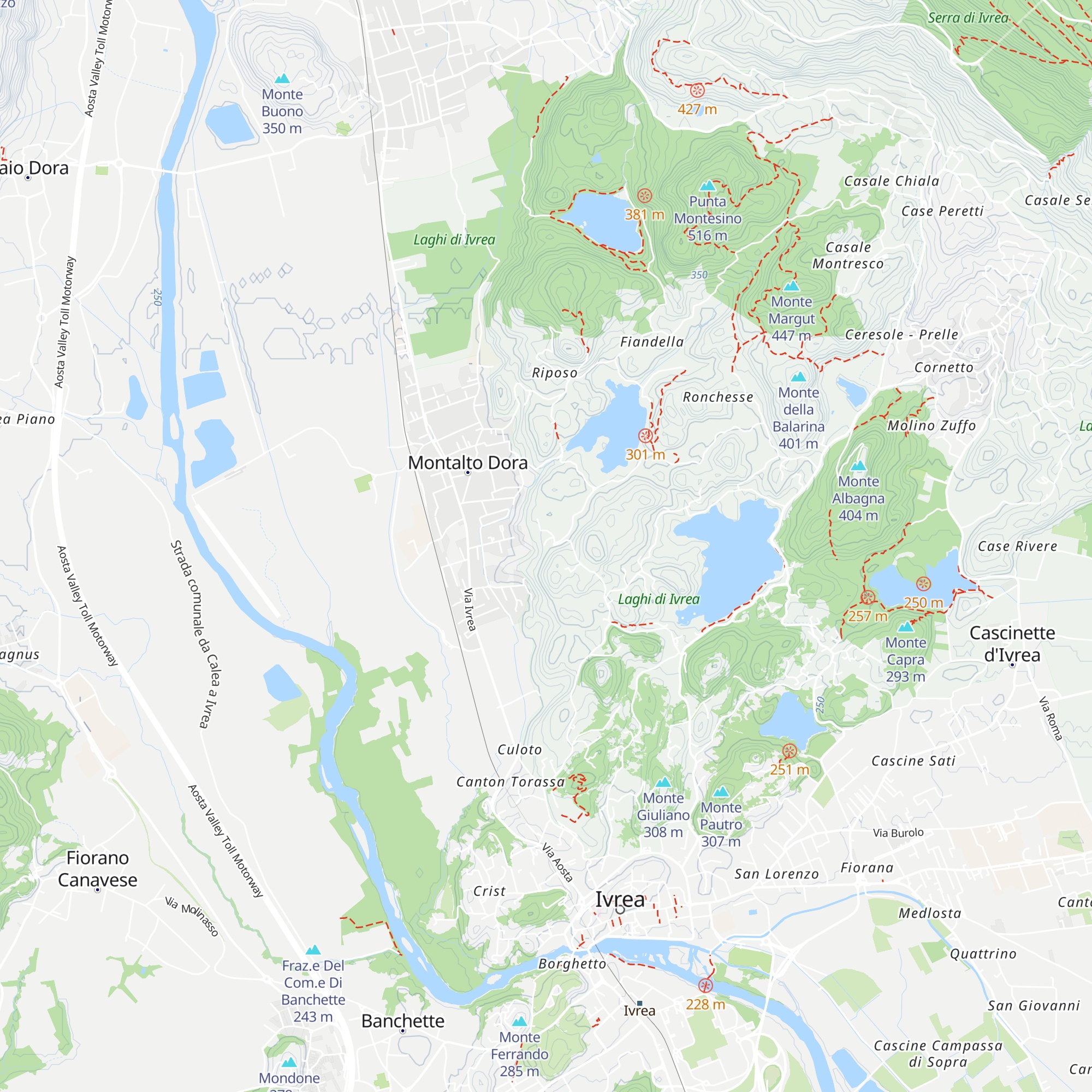 Pilone della Cruseira map
