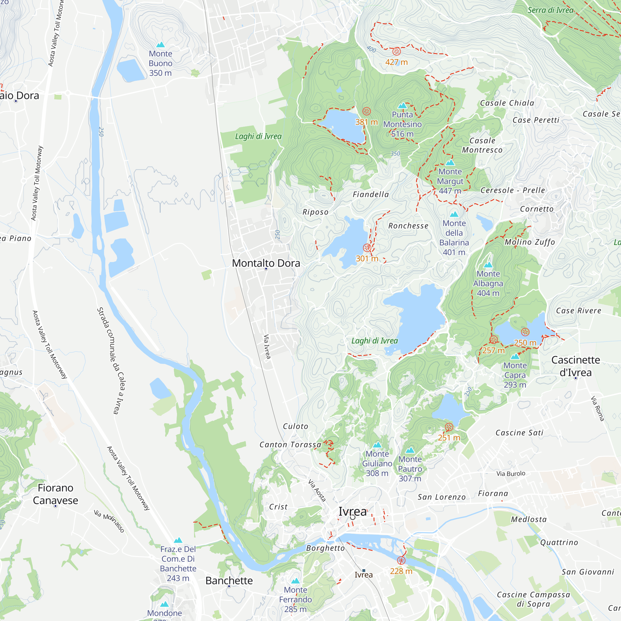 Pilone della Cruseira map