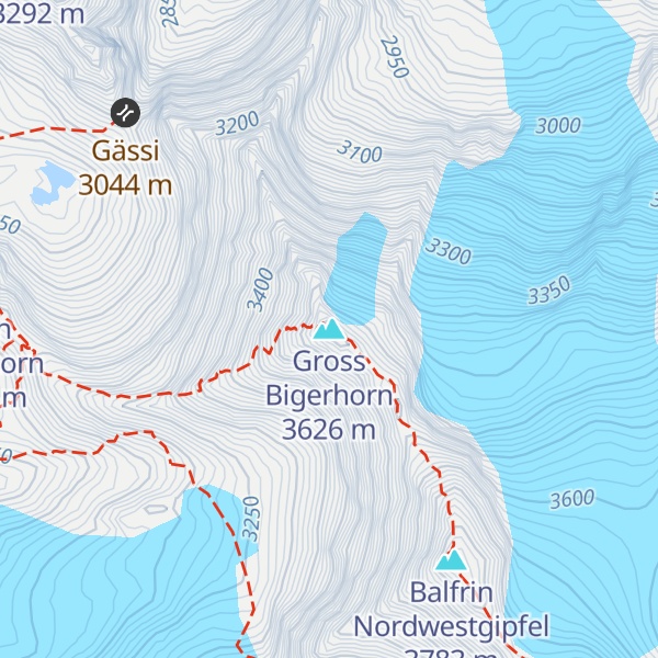 Map of Gross Bigerhorn