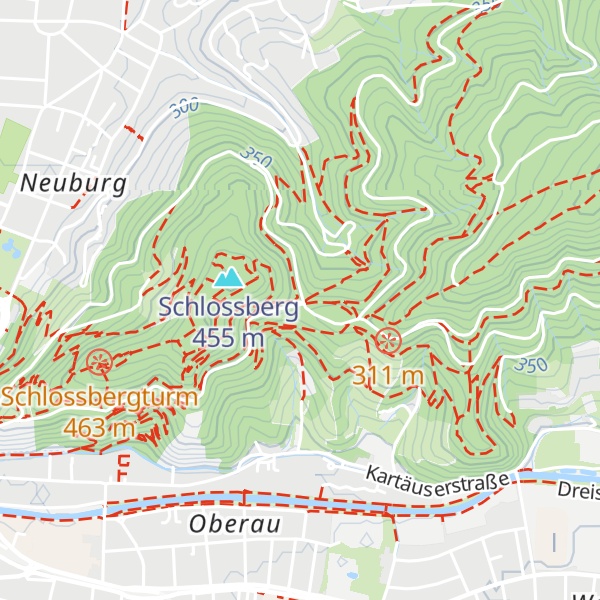 Map of Rote Hütte
