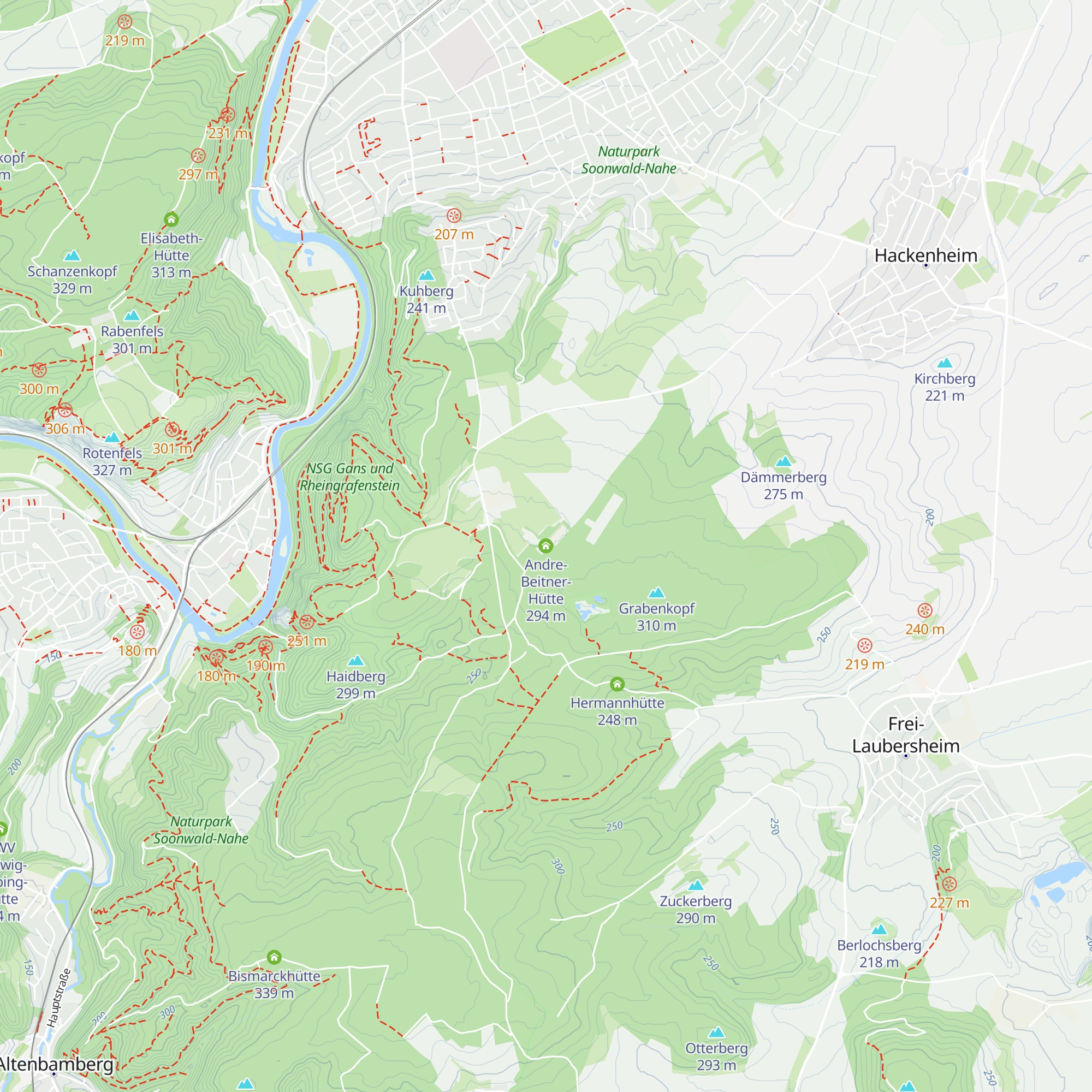 Andre-Beitner-Hütte map