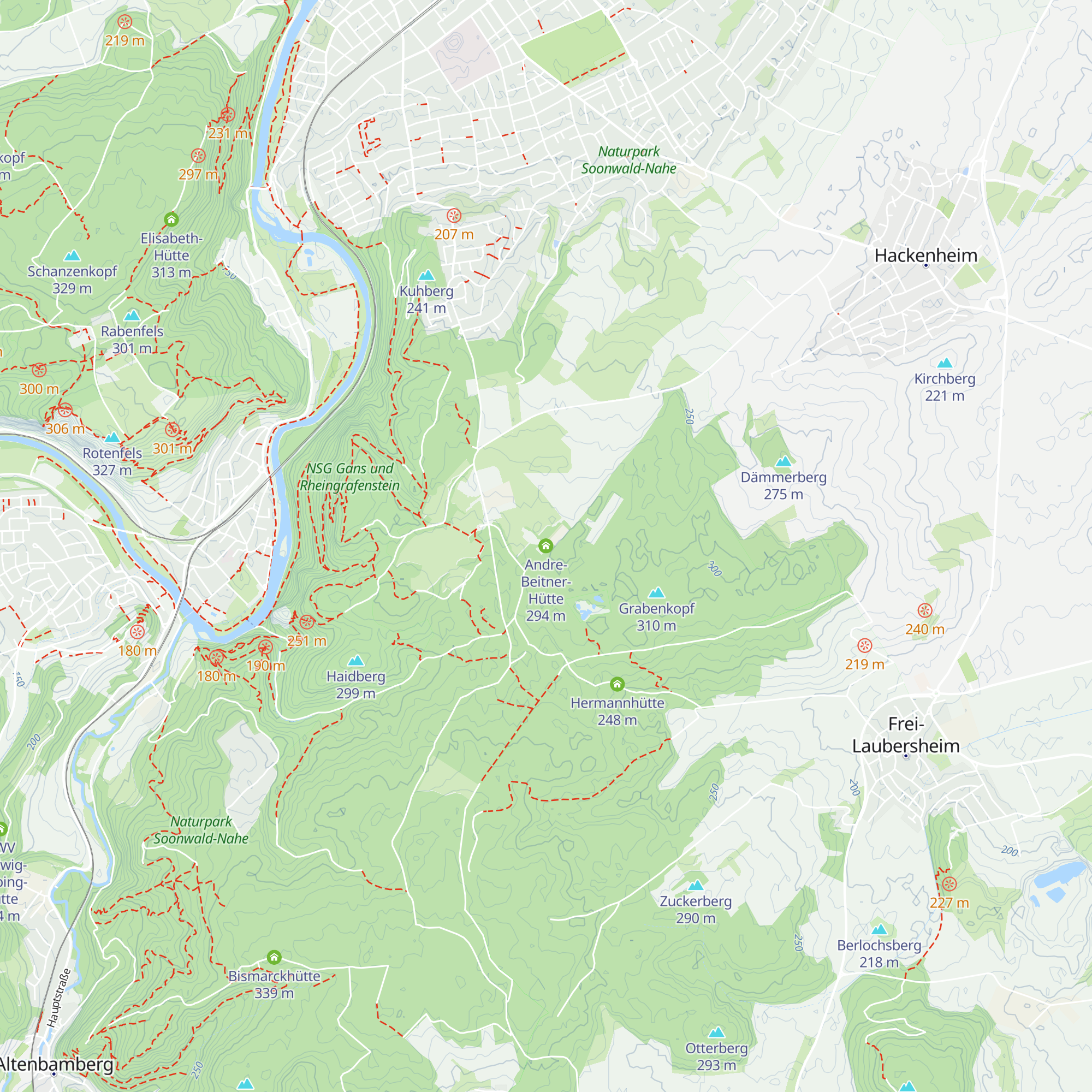 Andre-Beitner-Hütte map