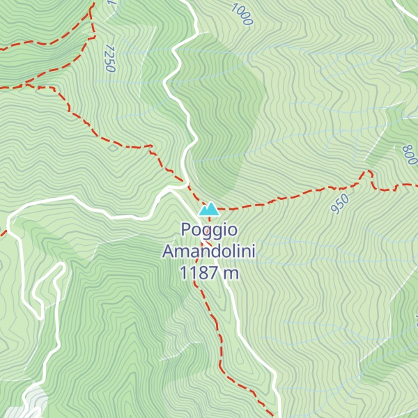 Map of Poggio Amandolini