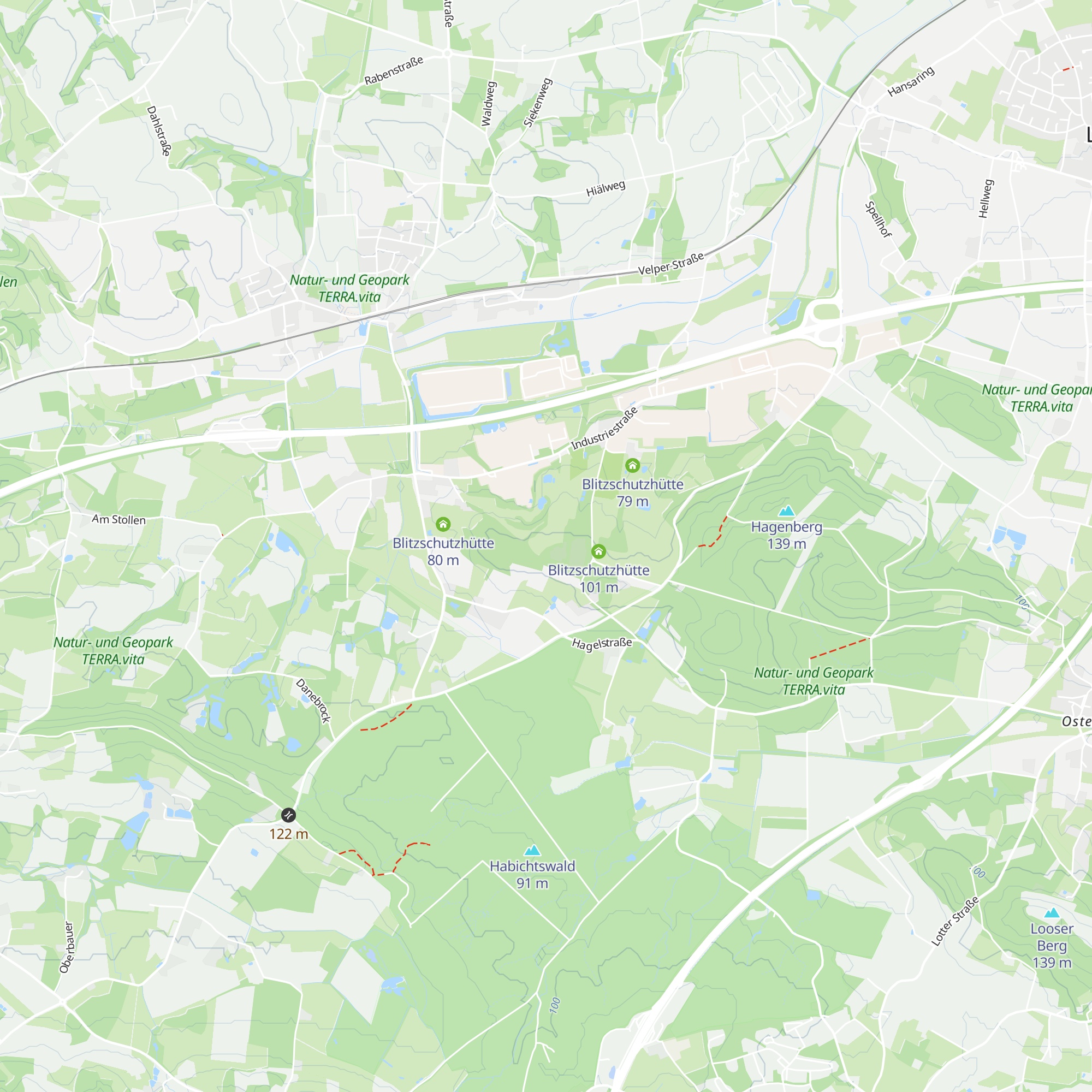 Blitzschutzhütte map