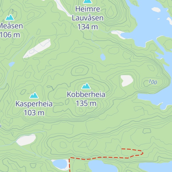 Map of Kobberheia