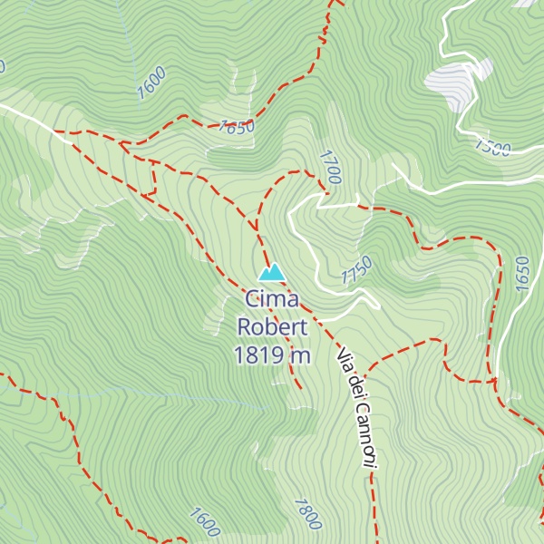 Map of Cima Robert