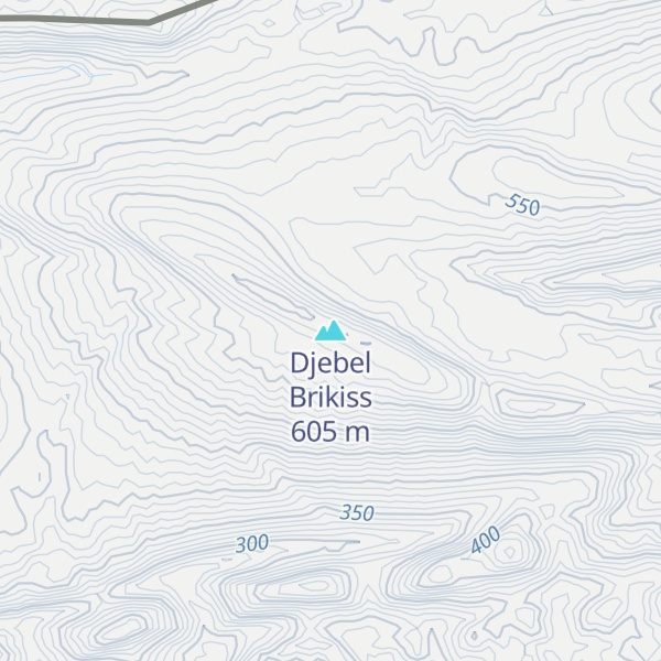 Map of Djebel Brikiss